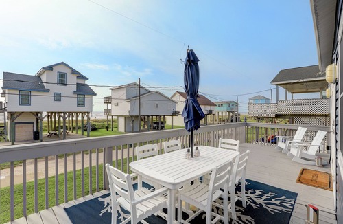 Galveston House | Namaste Here is ready for you to experience relaxing views & sounds of the Gulf.