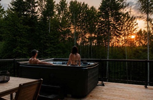 Saint-Gabriel-de-Brandon Ski Chalet | Nature Comfort and Getaway - Chalet AKIA