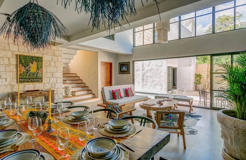 Tulum City Center Villa | Nature-Chic Villa with Rooftop and Lap Pools!