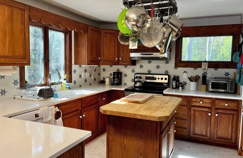 Ashburnham House | Nature Lovers Waterfront Retreat on Winnekeag Lake. Cozy Year-Round Escape.
