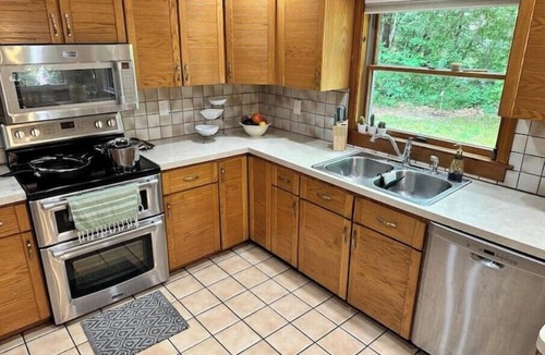 Bethlehem Village House | Nature's Nest - Indoor/Outdoor Forest Retreat; Fire Pit; Fireplace; onsite Brook