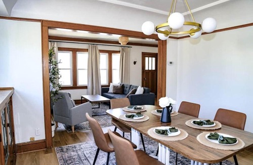 Wauwatosa House | Near AmFam Field & Pettit |Sleeps 12|4BR + Parking
