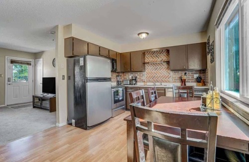 Southeast Colorado Springs Apartment | Near COS Airport Game Room Pool Table BBQ Yard Fun
