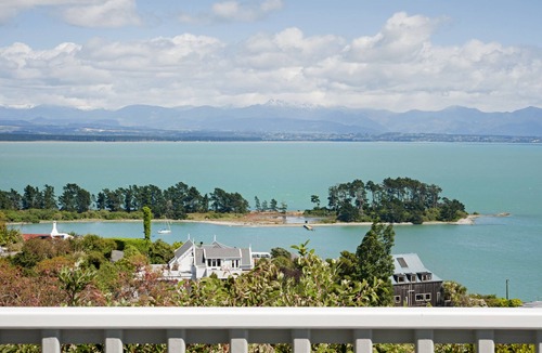 Stepneyville House | Nelson Waterfront Home with Spectacular views & Spa pool