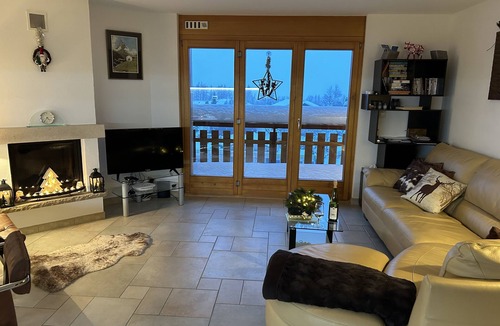 Saint-Pierre-de-Clages Apartment | NENDAZ 4-VALLEES 2 Bedroom Apartment with Indoor Swimming Pool.