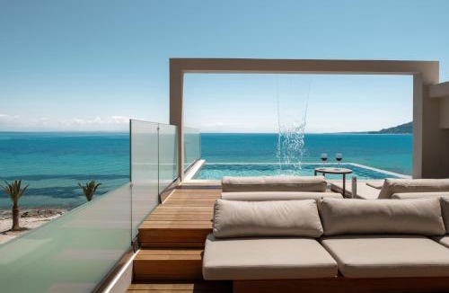Akrotiri Villa | Nerea Deluxe SeaFront Villa, Iconic Infinity Pool, By ThinkVilla