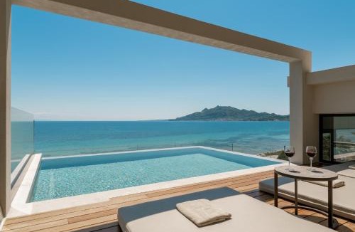 Akrotiri Villa | Nerea Deluxe SeaFront Villa, Iconic Infinity Pool, By ThinkVilla