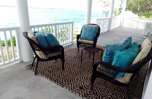 Black Point Villa | New 3-bed oceanview villa, Black Point, Exuma near Staniel, AC, Wifi dock access