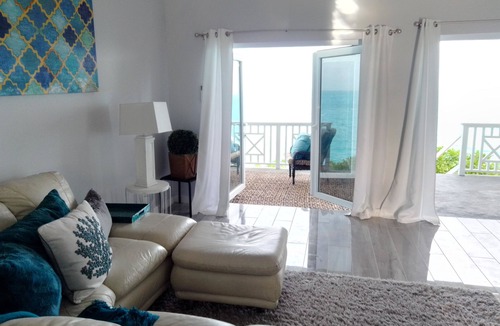 Black Point Villa | New 3-bed oceanview villa, Black Point, Exuma near Staniel, AC, Wifi dock access