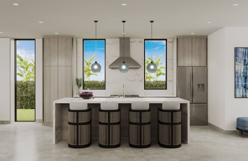 Blue Hills House | New BEACHFRONT Aqua Blu Villa 1-Oceanfront Paradise-4 King Bdrms -max 8 guests