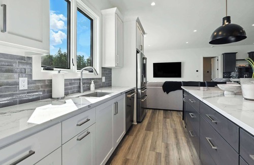 Baileys Harbor House | New Build Baileys Harbor-sunset view & pool table