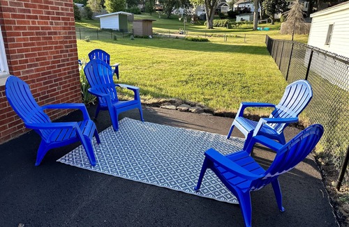 Dubuque House | NEW Central Air! Cute, family home, large fenced backyard and patio area!