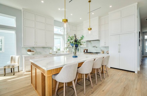 Galveston House | New Construction, Beachfront Luxury w/6 Suites & 360 Degree Views!