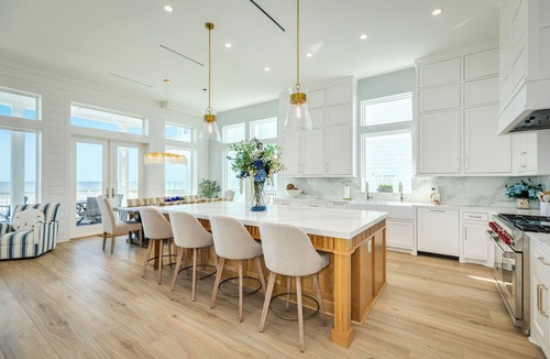 Galveston House | New Construction, Beachfront Luxury w/6 Suites & 360 Degree Views!