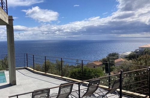 Pietranera Villa | New contemporary villa with sea view & swimming pool at the beginning of Cap Corse 3km from Bastia