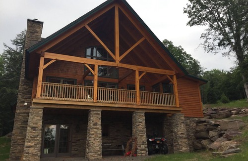 Windham House | New Custom Built Catskill Mountain Chalet with Elevator