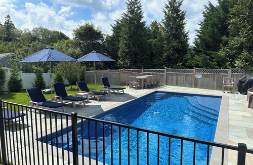 Katama House | NEW Edgartown Luxury Home with Pool/Walk to Downtown Village