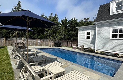 Katama House | NEW Edgartown Luxury Home with Pool/Walk to Downtown Village