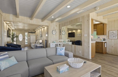 Faria Beach House | New Listing! Beachfront - Steps down to the Sand. Surfing, Sealife, Sunsets!