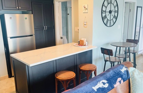 Nazareth Apartment | NEW LISTING: Stylish, scenic & renovated condo steps from Caribbean in Red Hook!