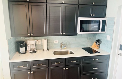 Nazareth Apartment | NEW LISTING: Stylish, scenic & renovated condo steps from Caribbean in Red Hook!