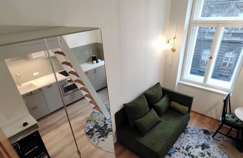 Prague 2 Apartment | New LOFT Studio inspired from Alphonse Mucha near IP Pavlova, Prague 2