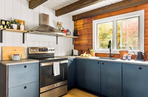 Jewett Cabin | NEW:Luxury 4BR Log Cabin surrounded by trees in Hunter. Near Hiking & Waterfalls