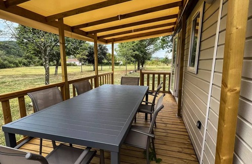 Saint-Germain House | NEW Mobile home - 3 bedrooms with air conditioning Nesasio 6 to 7 persons - 6 pers. included in the price