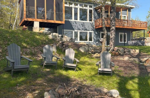 Balsam Lake House | New Modern Lake House at Balsam Lake