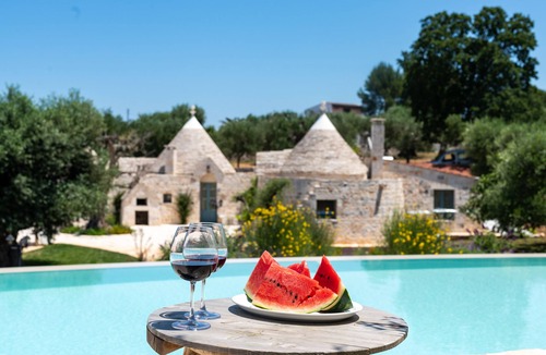 Castellana Grotte Villa | New renovation Luxury Trulli ERICLA Resort with infinity pool and olive trees