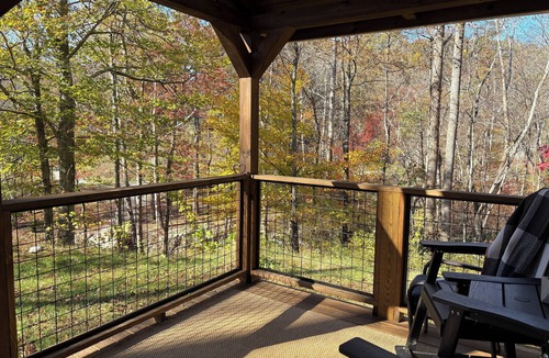 Marion Cabin | New river front cozy cabin on 60 acre private farm.