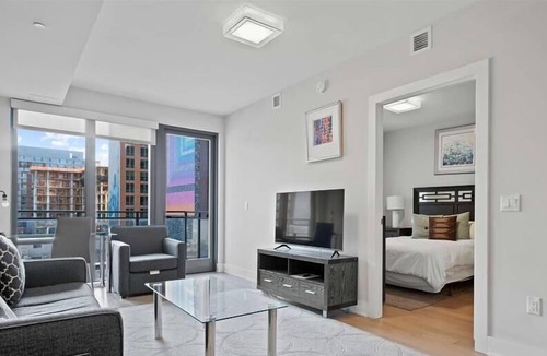 NoMa House | New! Spacious 2BR w Balcony near Metro | Gym | Desk + Wi-Fi