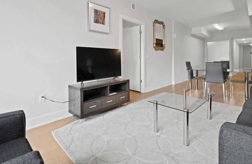 NoMa House | New! Spacious 2BR w Balcony near Metro | Gym | Desk + Wi-Fi