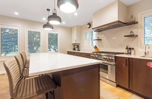 South Haven House | New! Spacious Beachfront Home with Pool & Hot Tub