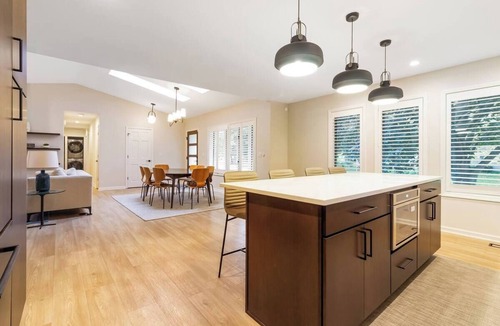 South Haven House | New! Spacious Beachfront Home with Pool & Hot Tub