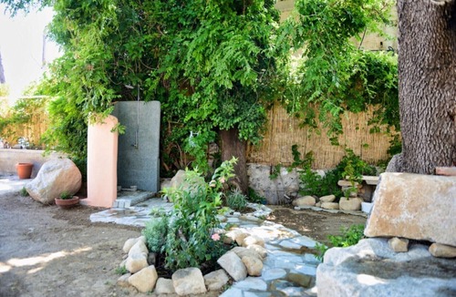 Agios Kirykos Apartment | New,uniquely cozy!Waterfront garden, steps to beach: youtube vid:ENALIA IKARIA