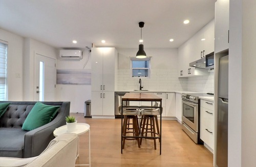 Pointe-Saint-Charles Apartment | Newly renovated luminous open plan condo，near downtown,metro station