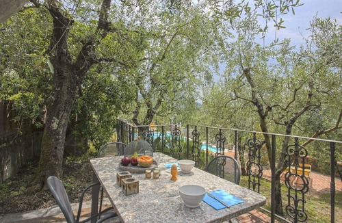 Pieve a Nievole Apartment | Nice apartment for 3 guests with WIFI, pool, hot tub, TV, patio and pets allowed