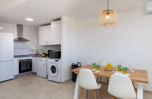 San Jorge Apartment | Nice apartment for 4 guests with pool, A/C, WIFI, TV, terrace and pets allowed