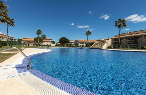 San Jorge Apartment | Nice apartment for 4 guests with pool, A/C, WIFI, TV, terrace and pets allowed