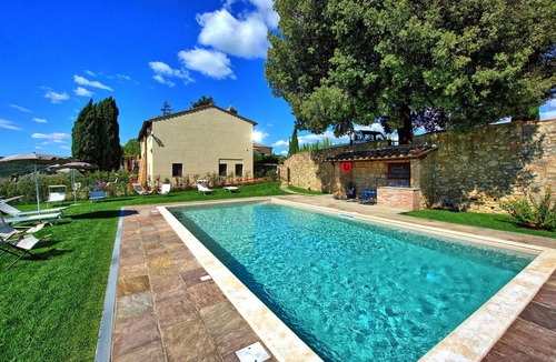 San Gimignano Apartment | Nice apartment for 4 people with WIFI, pool, A/C, TV and panoramic view, close to San Gimignano