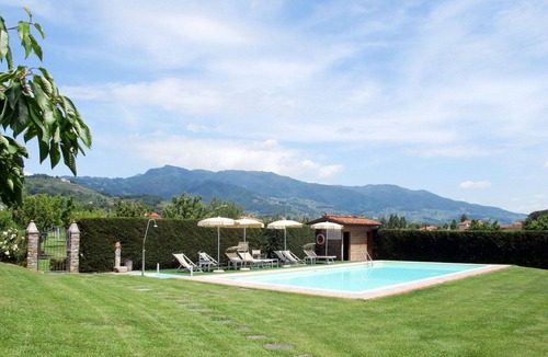 San Michele di Moriano Villa | Nice apartment in villa for 4 people with A/C, pool, WIFI, TV and patio