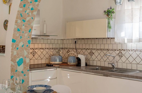 Eden Beach Villa | Nice apartment in villa for 5 guests with pool, WIFI, A/C, TV and patio