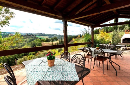 Sughera Apartment | Nice apartment with WIFI, A/C, pool, TV, veranda and panoramic view, close to San Gimignano