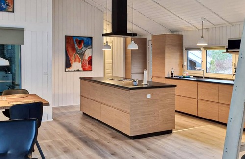 Strandby House | Nice home in Jerup with sauna