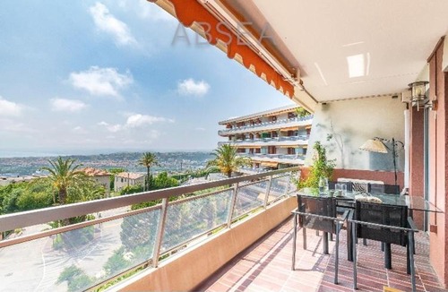 Caucade Apartment | Nice Sea View Studio Pool Terrace Parking