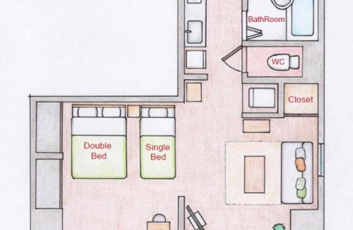 Nakajin Cho Apartment | NicoRoom601-Convenient location