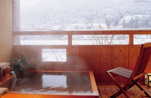 Gero Onsen House | Nonsmoking room Double bedroom View of the c /Gero Gifu