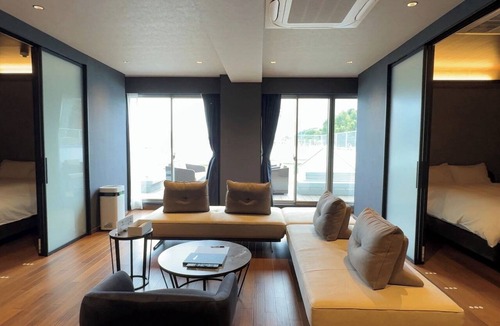 Hatsukaichi Hotel | NonSmoking Special room on the top floor with a private balcony Perfect for special occasions/Hatsukaichi Hiroshima