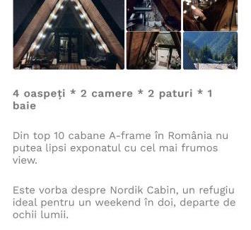 Marisel Ski Chalet | Nordik Cabin - Aframe with 2 bedrooms